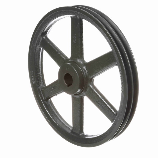 2 Groove Cast Iron Fhp - Finished Bore Sheave, 2AK114X1